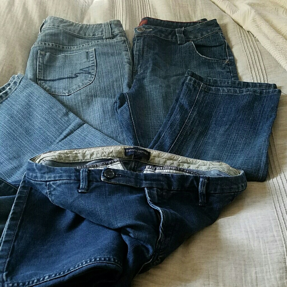 Hillard and Hansen Capris and Banna Republic Jeans